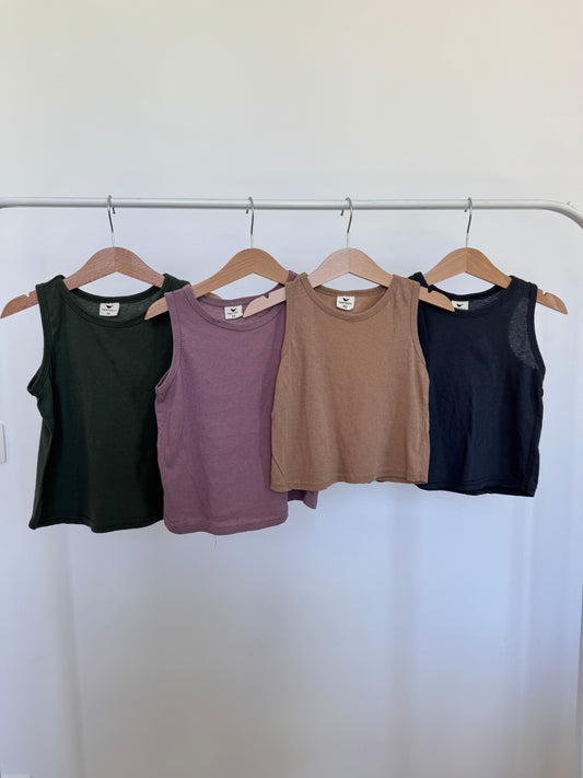 Washed Mango Sleeveless